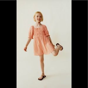 NWT ZARA DAISY BOW JUMPSUIT